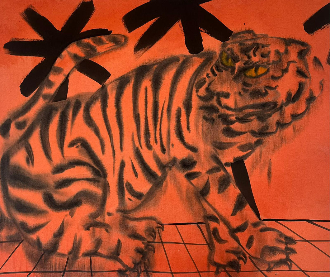 Laura Limbourg - Orange Tiger