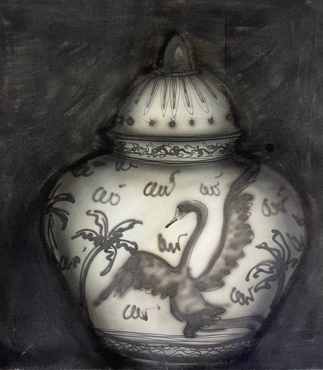 Laura Limbourg - Vase with Heron